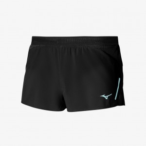 Black Mizuno AERO SPLIT 1.5 SHORT | CA_MZN75168