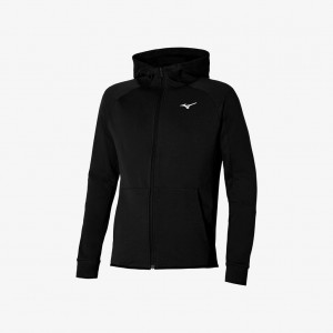 Black Mizuno ATHLETIC SWEAT JACKET | CA_MZN48438