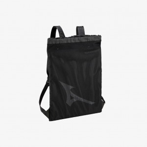 Black Mizuno DRAWSTRING BAG | CA_MZN41335