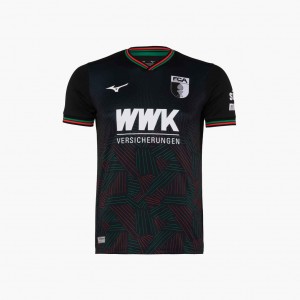 Black Mizuno FC AUGSBURG 2023/24 THIRD JERSEY | CA_MZN31103