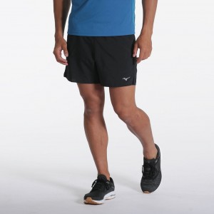 Black Mizuno IMPULSE 5.5 SHORT | CA_MZN87200