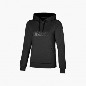 Black Mizuno MIZUNO HOODY | CA_MZN54961