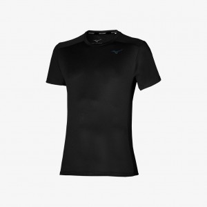 Black Mizuno MIZUNO TWO LOOPS 8 TEE | CA_MZN88507