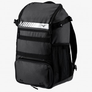 Black Mizuno ORGANISER BACKPACK 23 | CA_MZN74754