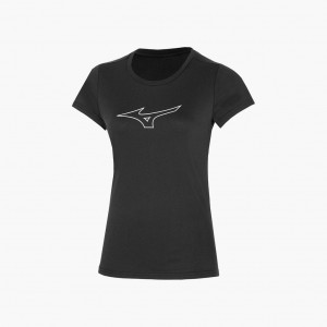 Black Mizuno RB LOGO TEE | CA_MZN11035