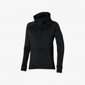 Black Mizuno SWEAT HOODY SR4 | CA_MZN36116