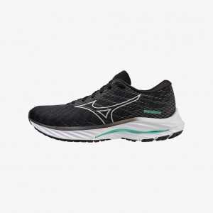 Black Mizuno WAVE RIDER 26 WIDE | CA_MZN82330