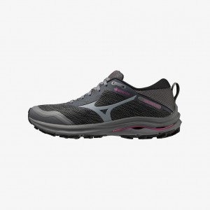 Black Mizuno WAVE RIDER GTX D WIDE | CA_MZN99589