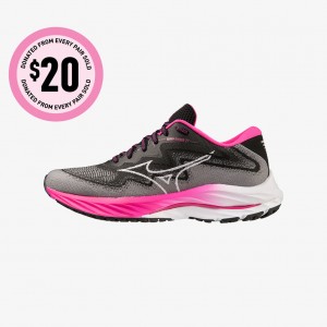 Black Pink Mizuno WAVE RIDER PROJECT ZERO | CA_MZN37802