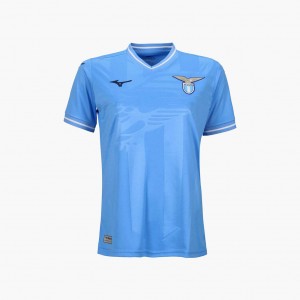 Blue Mizuno SS LAZIO 2023/24 HOME JERSEY | CA_MZN76446