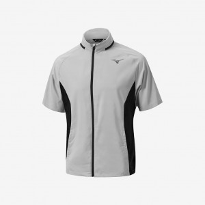 Grey Mizuno MIZUNO DRIZZLE HOODIE T | CA_MZN49390