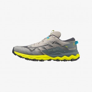 Grey Yellow Mizuno WAVE DAICHI 7 | CA_MZN20480