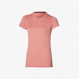 Pink Mizuno IMPULSE CORE TEE | CA_MZN21120