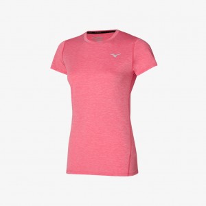 Pink Mizuno IMPULSE CORE TEE | CA_MZN27326