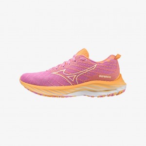 Pink Orange Mizuno WAVE RIDER 26 ROXY | CA_MZN53938