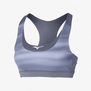 Silver Grey Mizuno ALPHA GRAPHIC BRA | CA_MZN90450