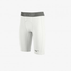 White Mizuno ARRIVAL COMPRESSION SHORT | CA_MZN59661