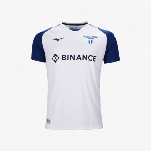 White Mizuno SS LAZIO 2022/23 THIRD JERSEY JR | CA_MZN32722