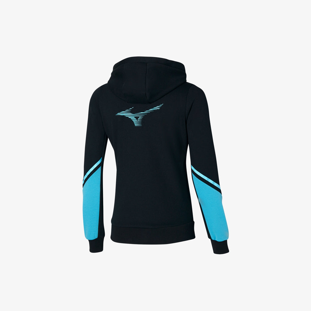 Black Blue Mizuno ATHLETIC SWEAT JACKET | CA_MZN53502