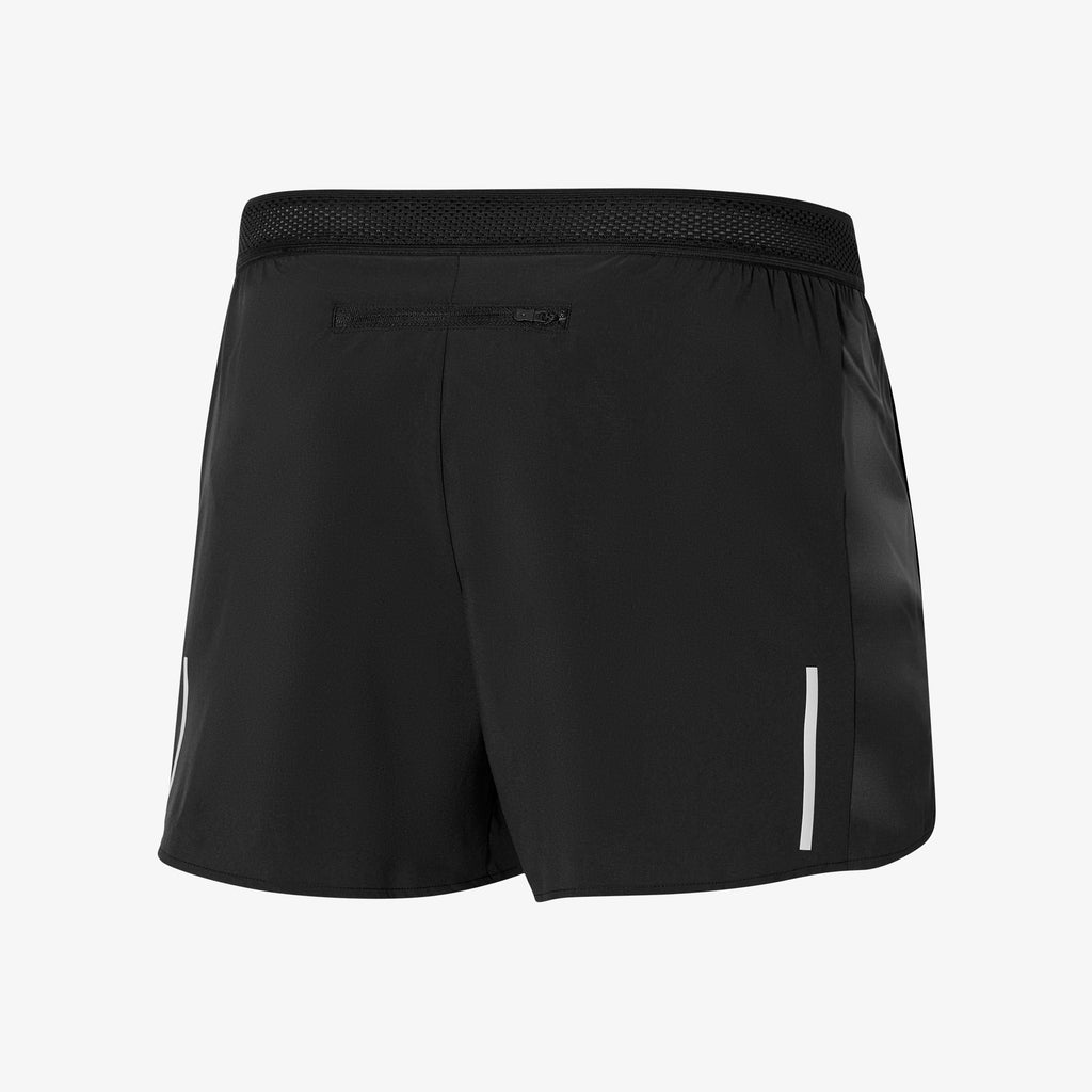 Black Mizuno AERO SPLIT 4.5 SHORT | CA_MZN58574