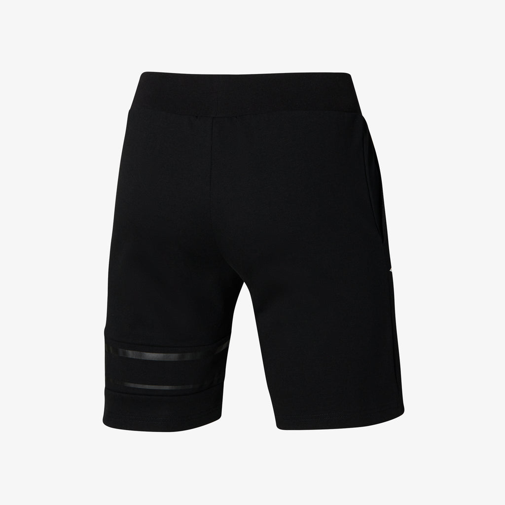 Black Mizuno ATHLETIC GRAPHIC HALF PANT | CA_MZN52696