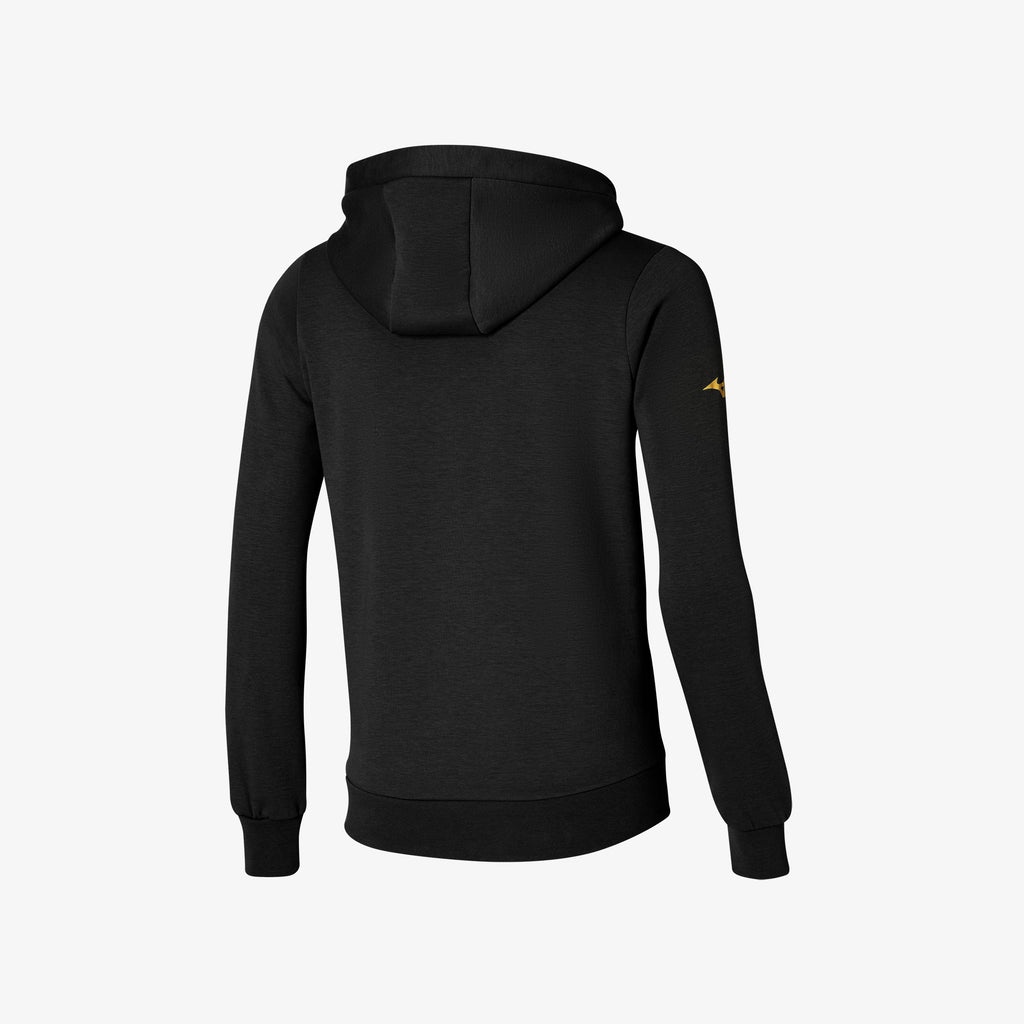 Black Mizuno ATHLETIC GRAPHIC HOODY | CA_MZN92916