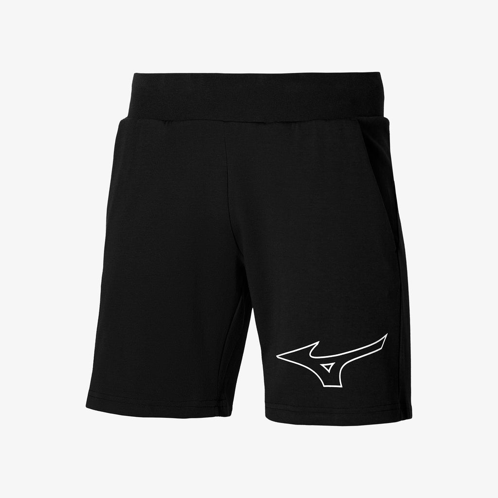 Black Mizuno ATHLETIC RB HALF PANT | CA_MZN35130