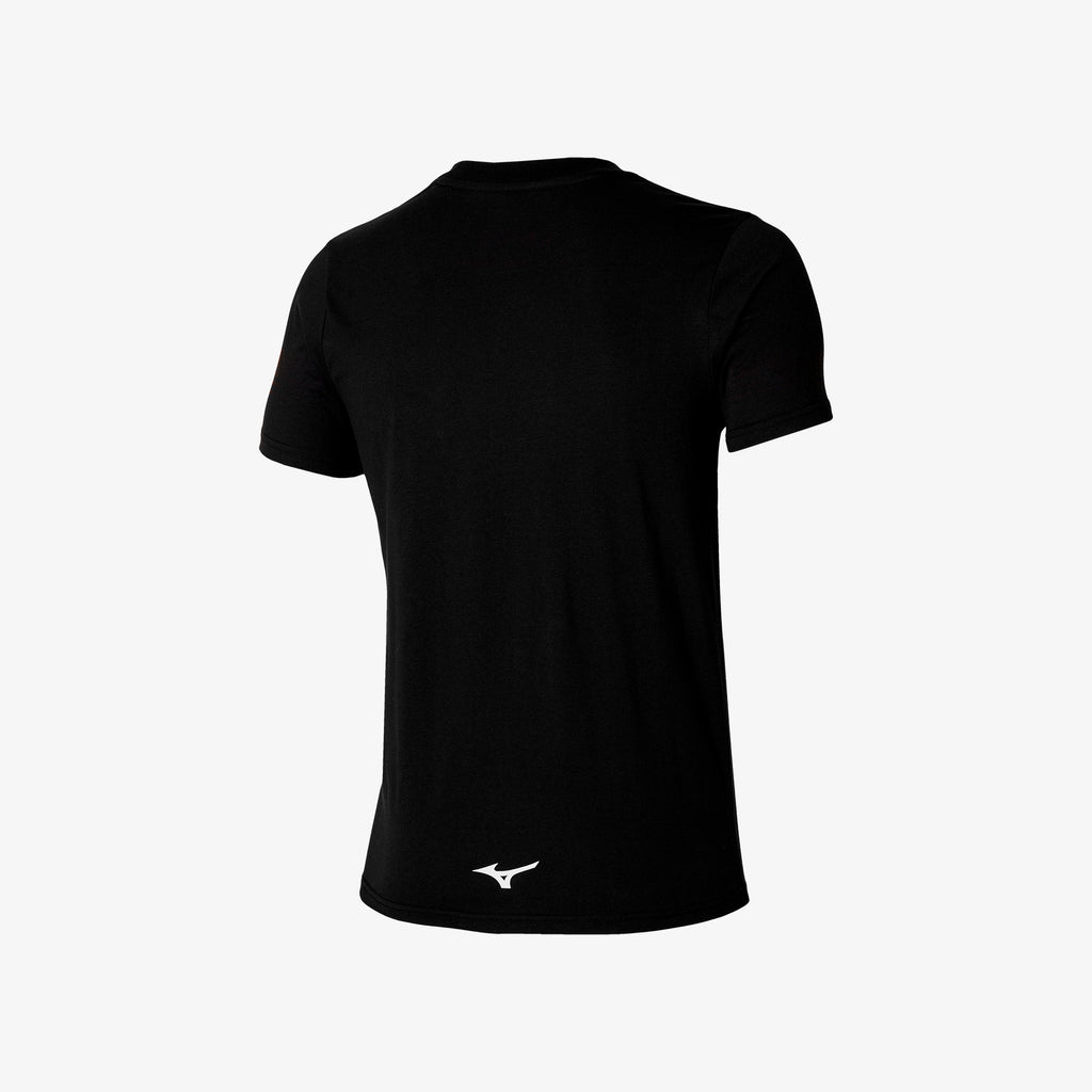 Black Mizuno ATHLETIC RB TEE | CA_MZN48201