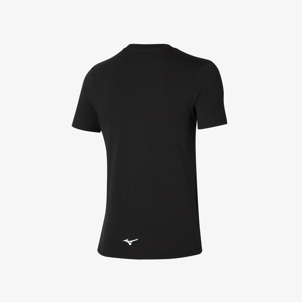 Black Mizuno ATHLETIC RB TEE | CA_MZN51828