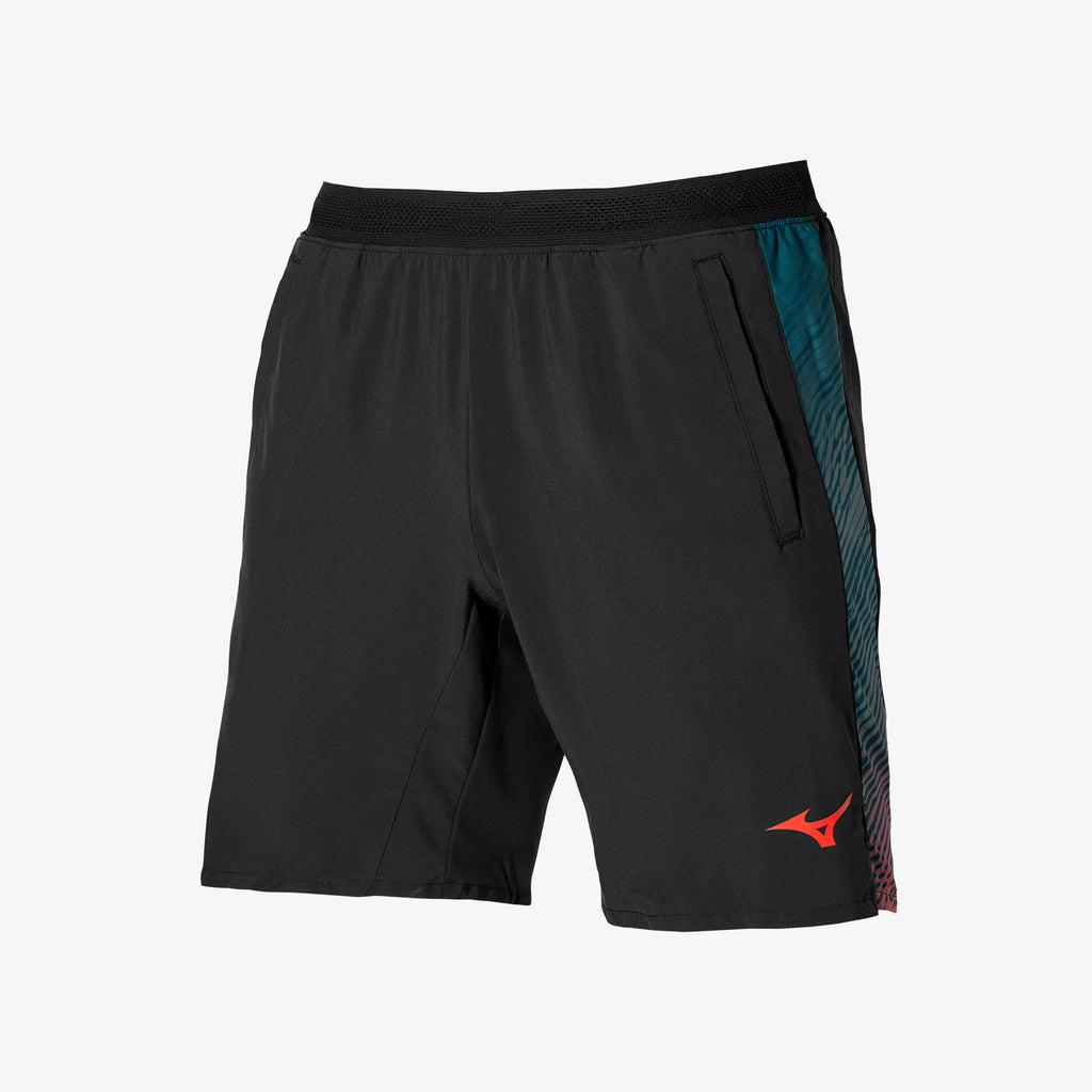 Black Mizuno CHARGE 8 IN AMPLIFY SHORT | CA_MZN43601