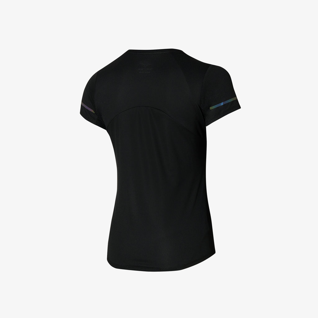 Black Mizuno DRY AEROFLOW TEE | CA_MZN42129