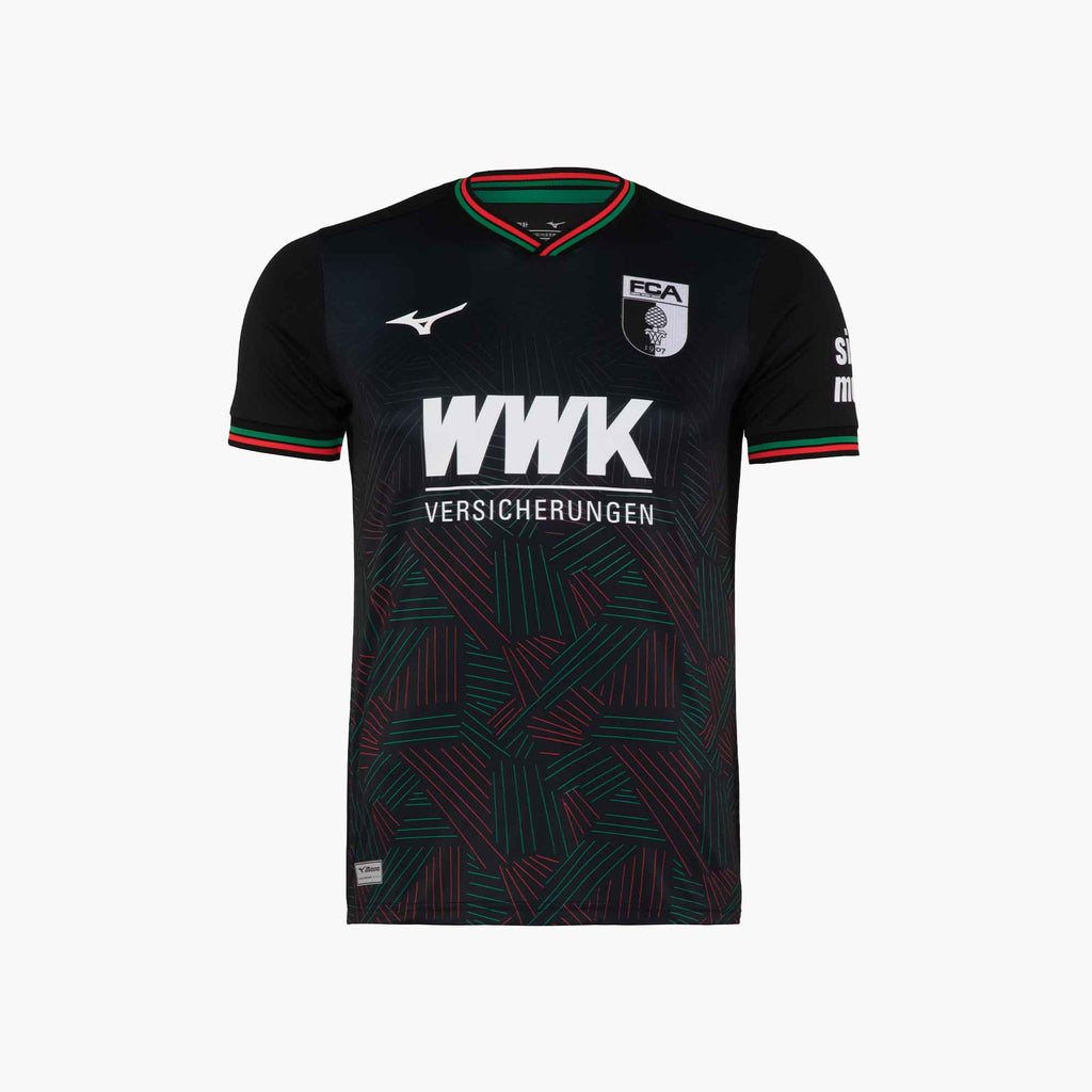 Black Mizuno FC AUGSBURG 2023/24 THIRD JERSEY | CA_MZN44292