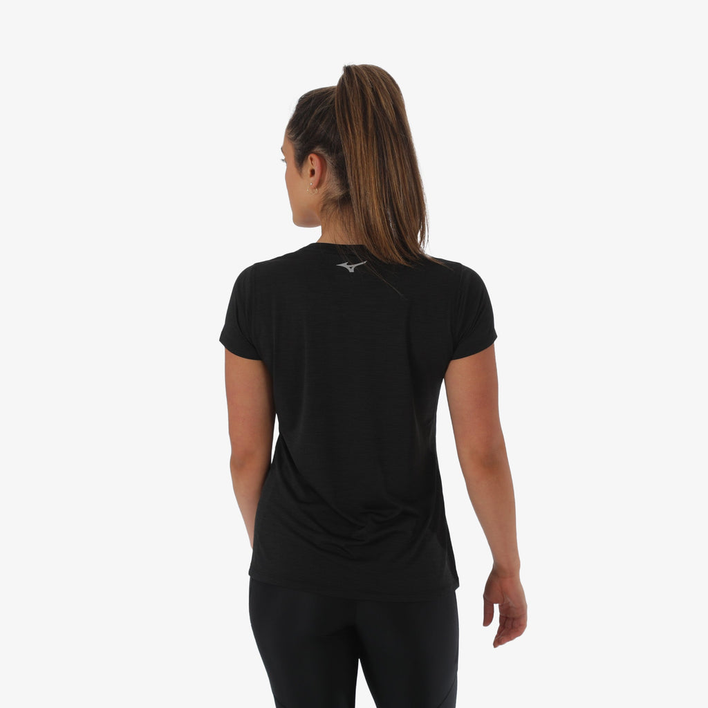 Black Mizuno IMPULSE CORE TEE | CA_MZN26683