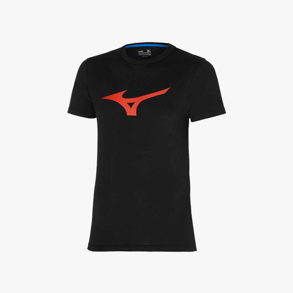 Black Mizuno RB LOGO TEE | CA_MZN40251