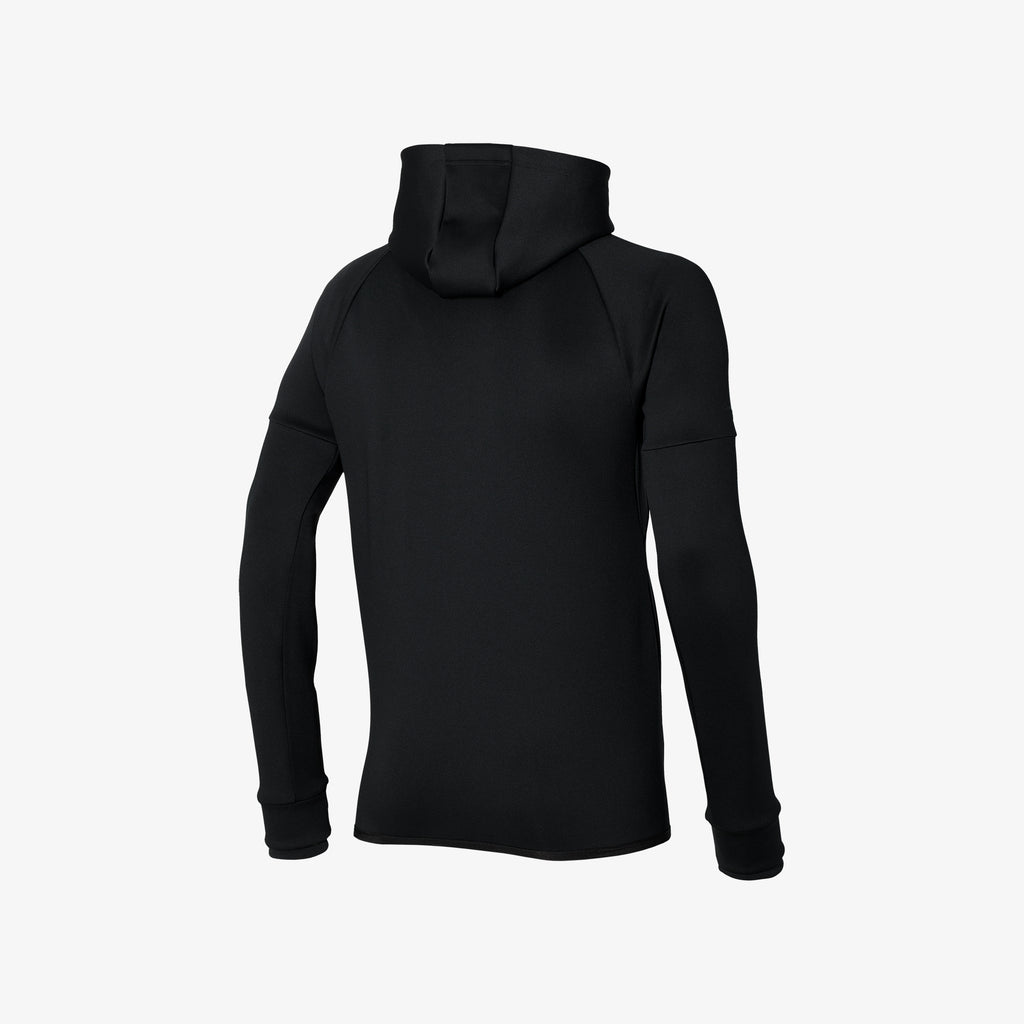 Black Mizuno SWEAT HOODY SR4 | CA_MZN36116