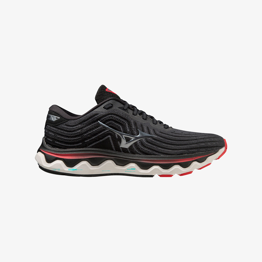 Black Mizuno WAVE HORIZON 6 2E WIDE | CA_MZN28668