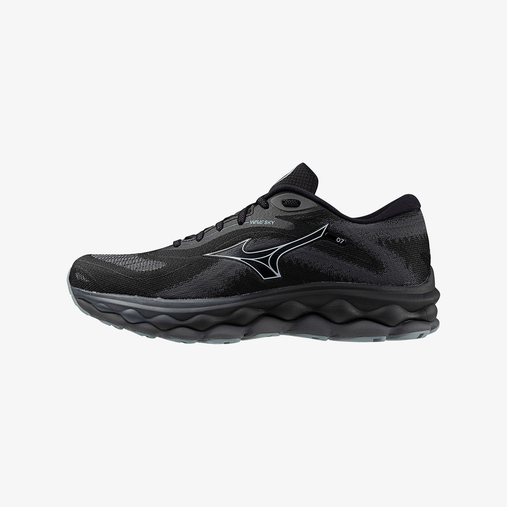 Black Mizuno WAVE SKY 7 (2E WIDE) | CA_MZN94664