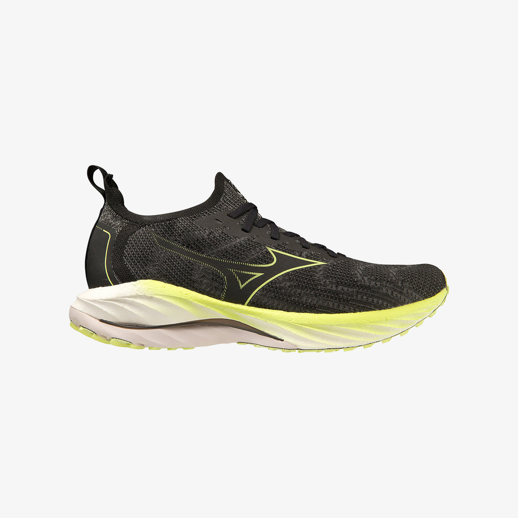 Black Yellow Mizuno WAVE NEO WIND | CA_MZN90982