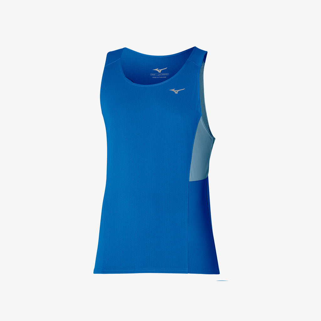 Blue Mizuno DRYAEROFLOW TANK | CA_MZN76041