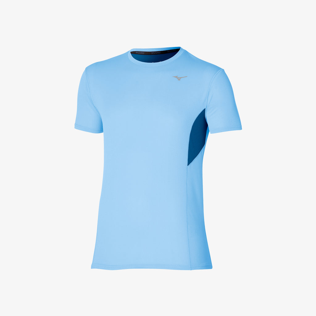 Blue Mizuno DRYAEROFLOW TEE | CA_MZN67679