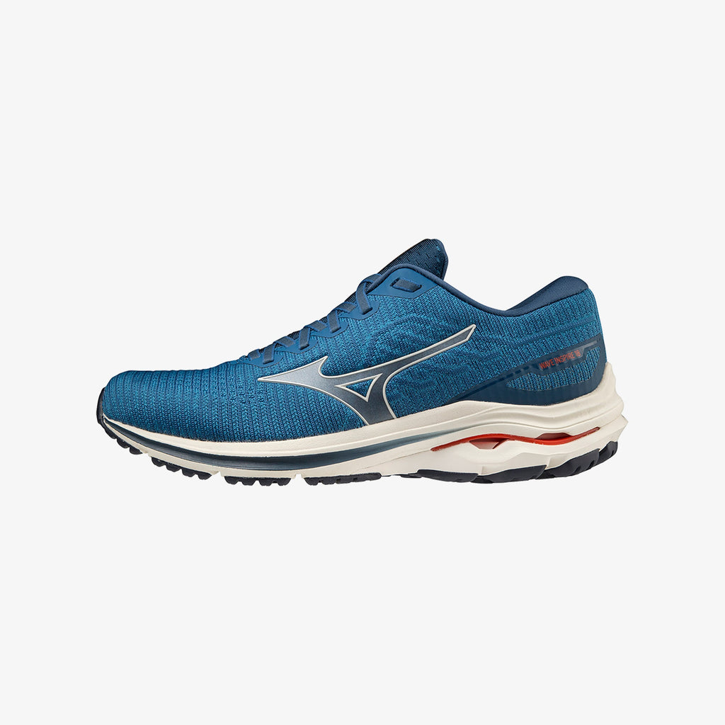 Blue Mizuno WAVE INSPIRE 18 WAVEKNIT | CA_MZN18636