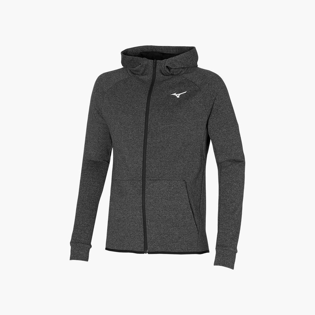 Dark Grey Mizuno RB SWEAT HOODY | CA_MZN45362