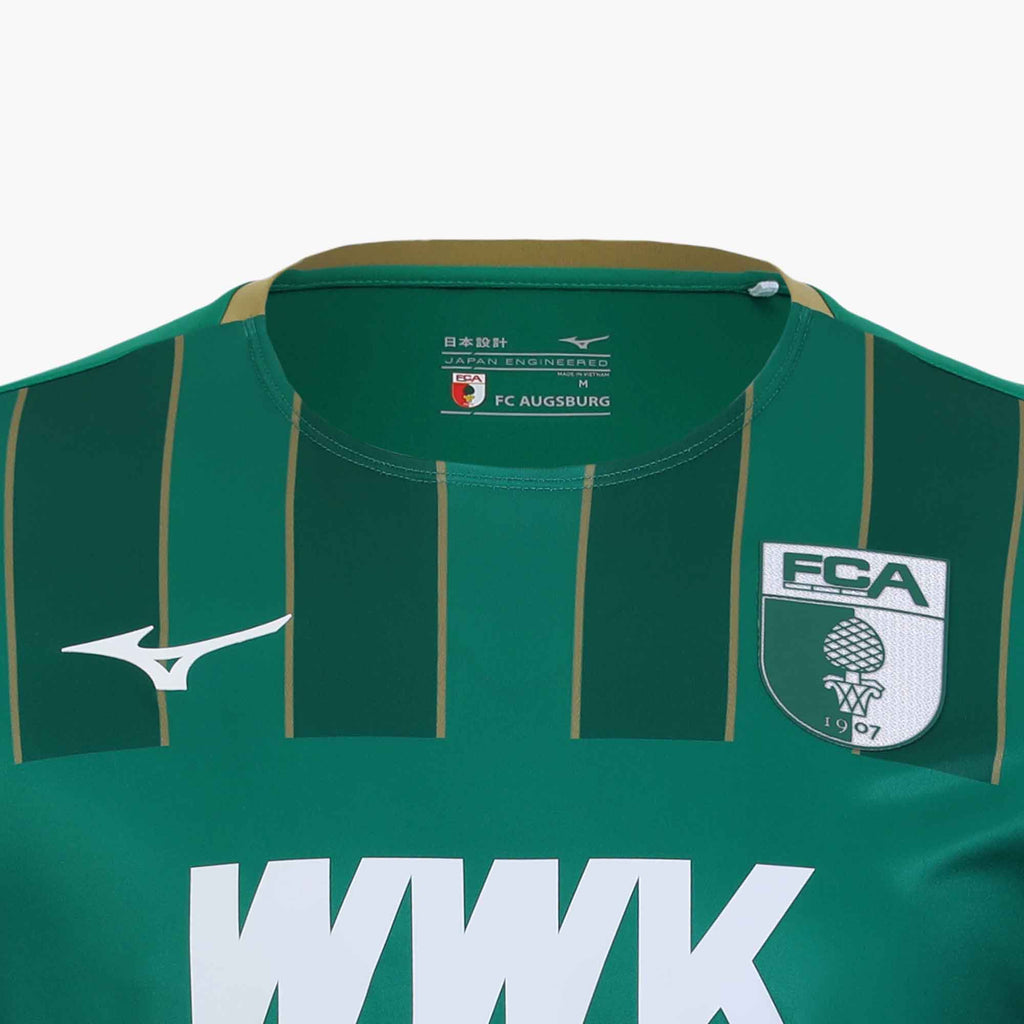 Green Mizuno FC AUGSBURG 2023/24 AWAY JERSEY | CA_MZN61133