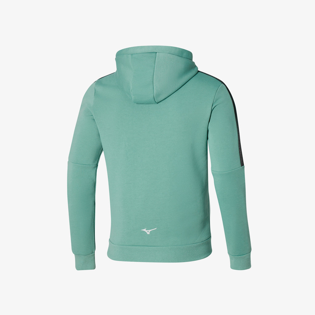 Green Mizuno RELEASE SWEAT JACKET | CA_MZN66219