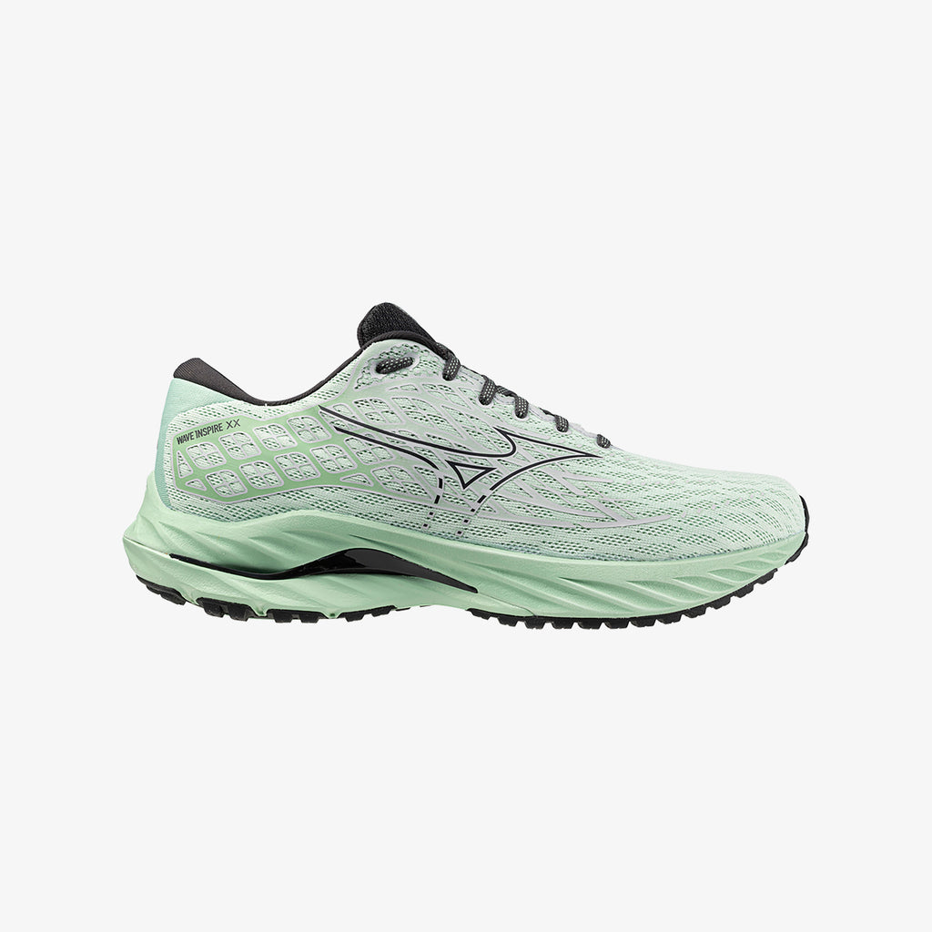 Green Mizuno WAVE INSPIRE 20 | CA_MZN58186