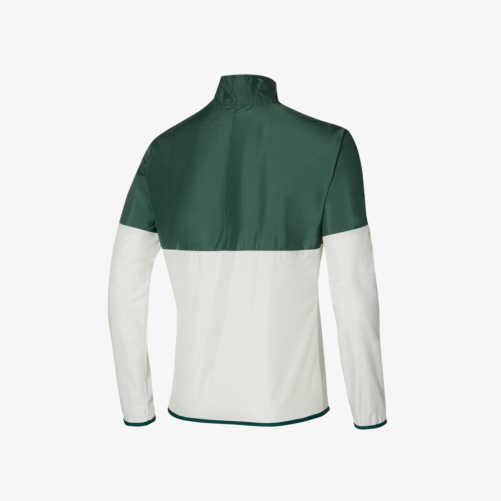 Green White Mizuno PRINTED JACKET | CA_MZN30401