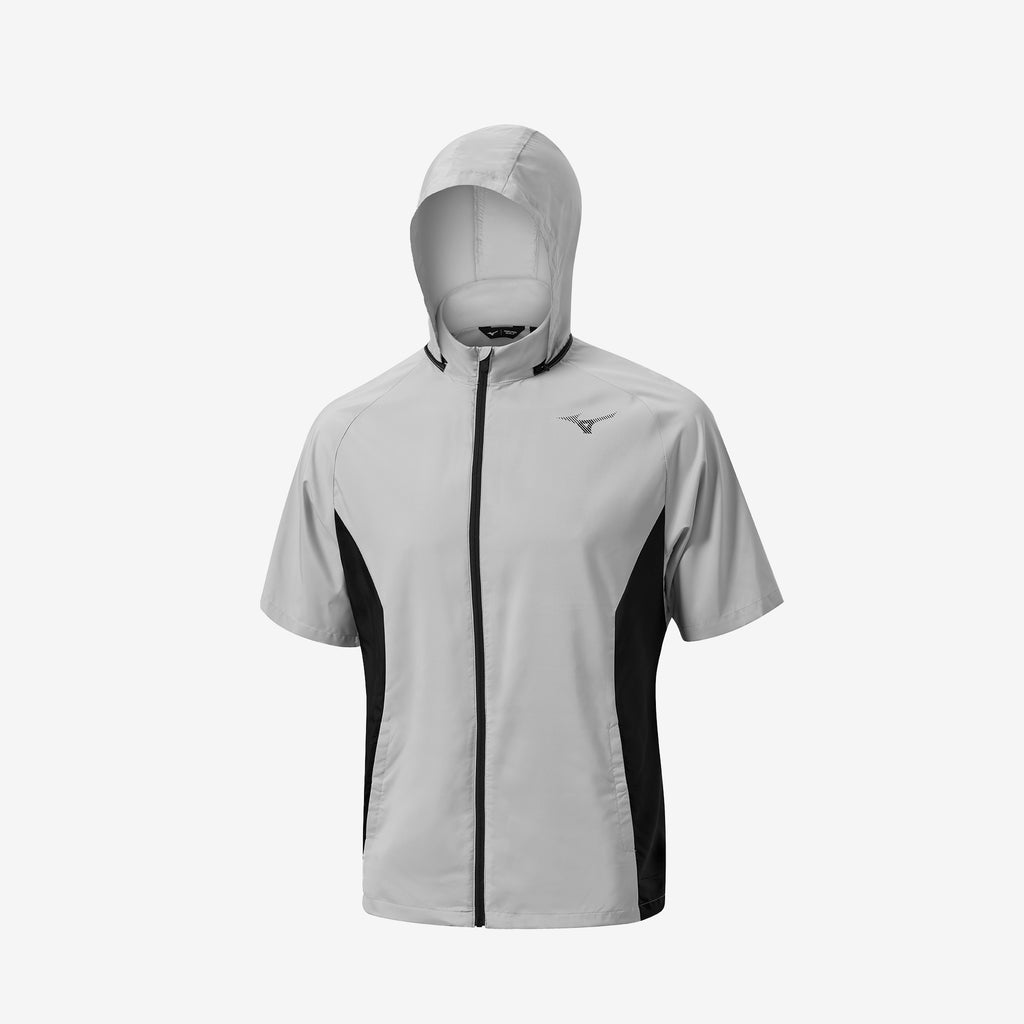 Grey Mizuno MIZUNO DRIZZLE HOODIE T | CA_MZN49390