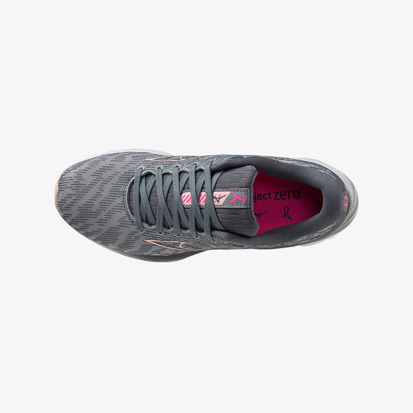 Grey Pink Mizuno WAVE RIDER 26 PROJECT ZERO | CA_MZN51612