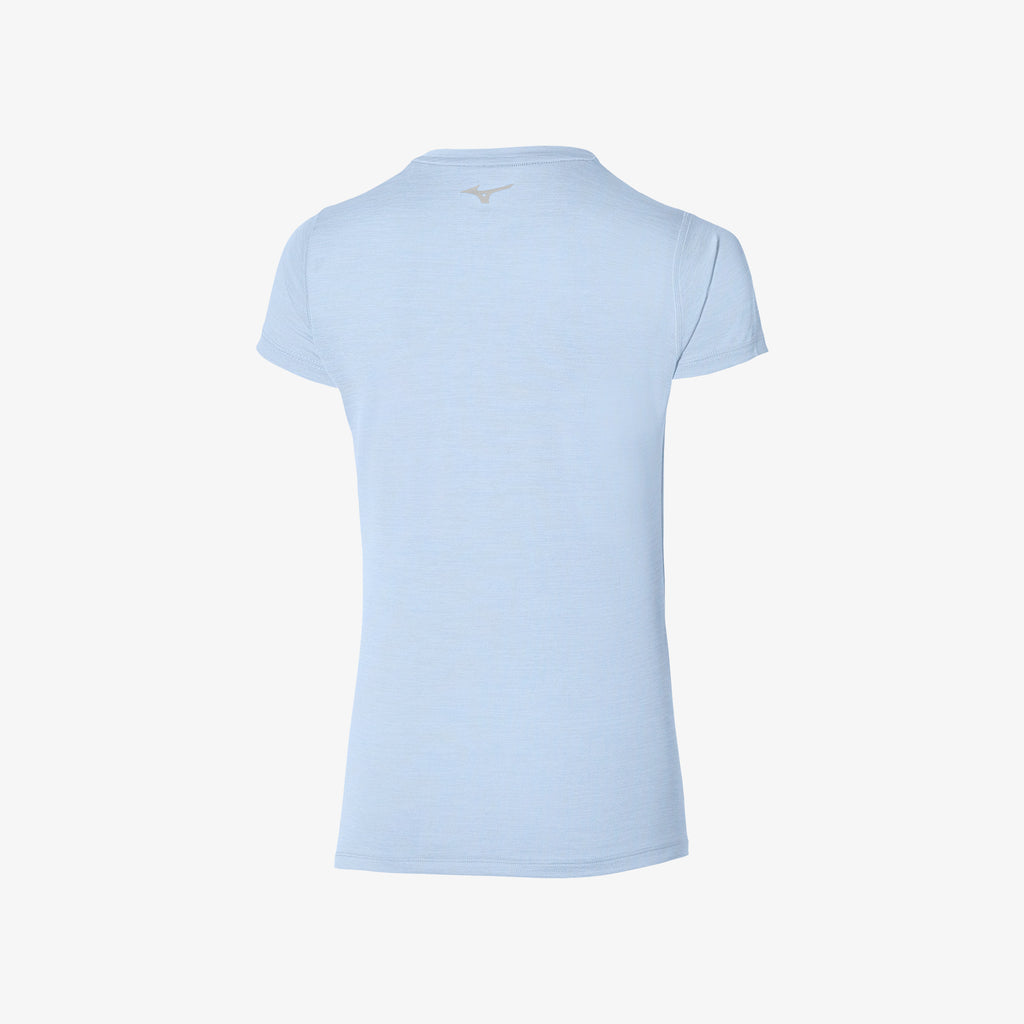 Light Blue Mizuno IMPULSE TEE | CA_MZN32229