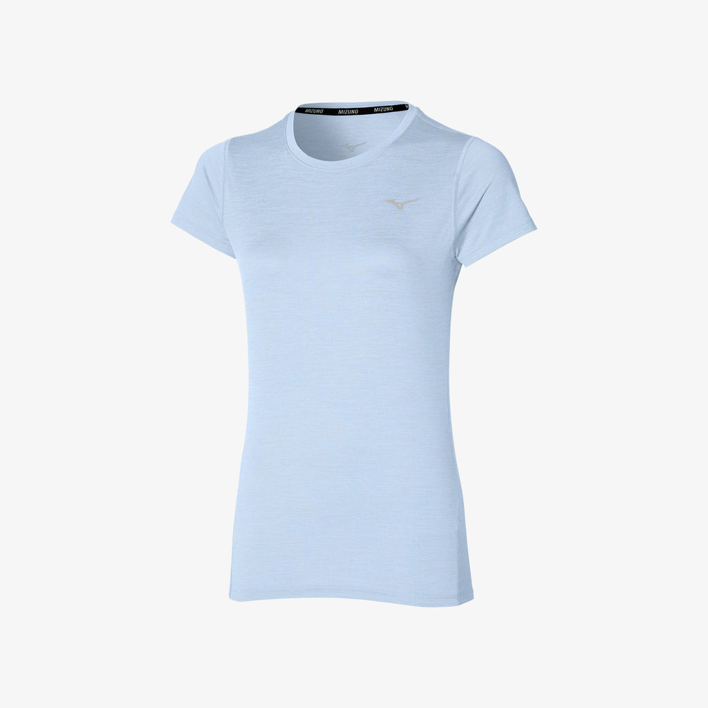 Light Blue Mizuno IMPULSE TEE | CA_MZN32229